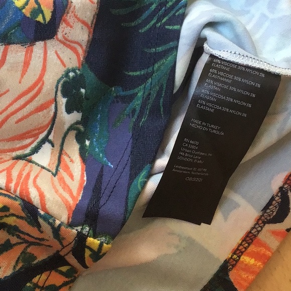 Anthro Maeve Tiger Jungle Print Top Off-Shoulder Knit Jungle Print - Picture 10 of 12